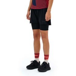 The Run Shorts, 2in1, Black, Women